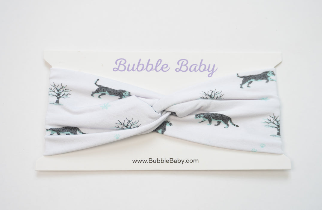 Snow Leopard | Twist Headband