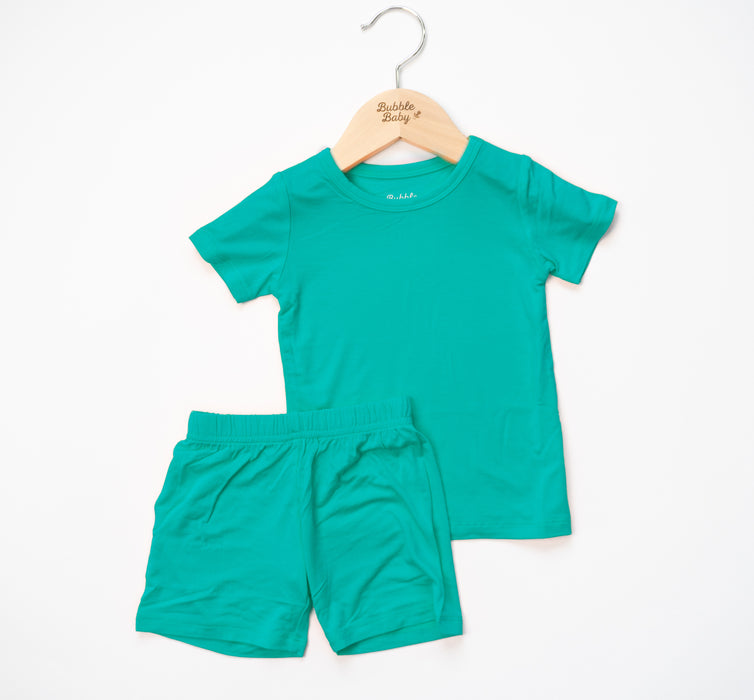 Turquoise | Short Sleeve Pajamas