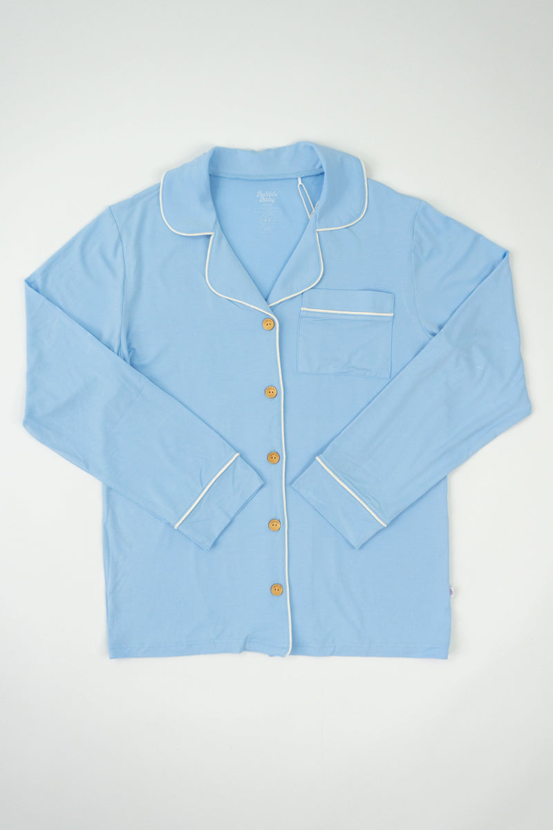Sky | Adult Button Pajama Top