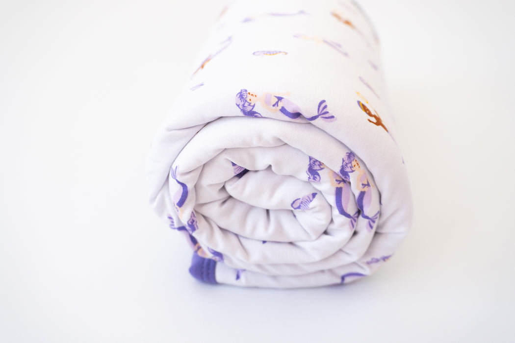 Mermaid | Floret Quilted Blanket 26"x35"