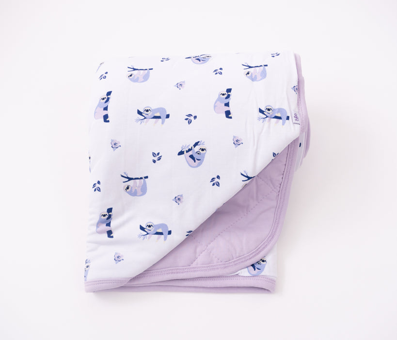 Sloths | Floret Quilted Baby Blanket 3.0