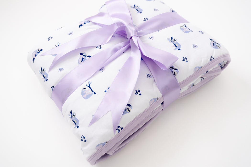 Sloths | Sprout Quilted Toddler Blanket 3.0