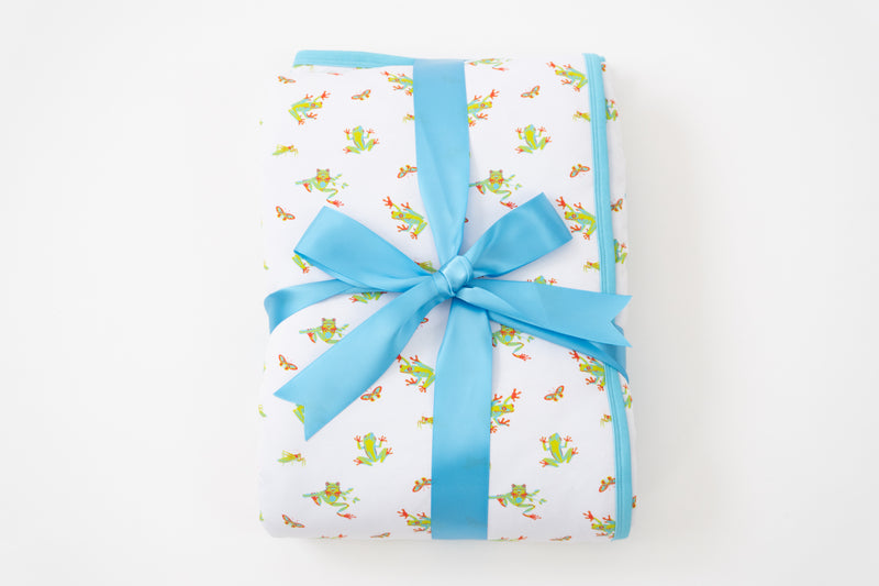 Tree Frogs | Sprout Quilted Toddler Blanket 3.0