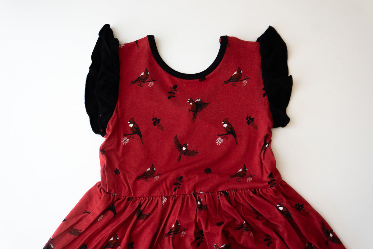 Cardinal | Toddler Flutter Dress