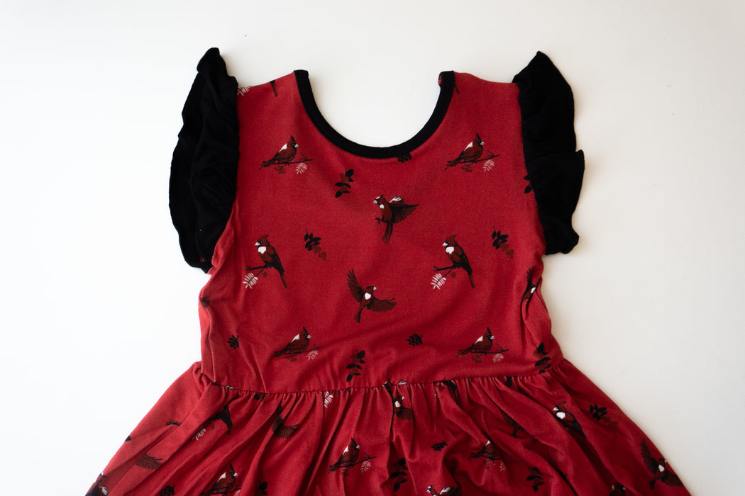 Cardinal | Toddler Flutter Dress