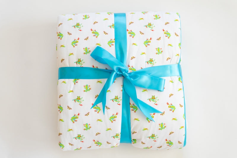 Tree Frogs | Blossom Quilted Adult Blanket 3.0