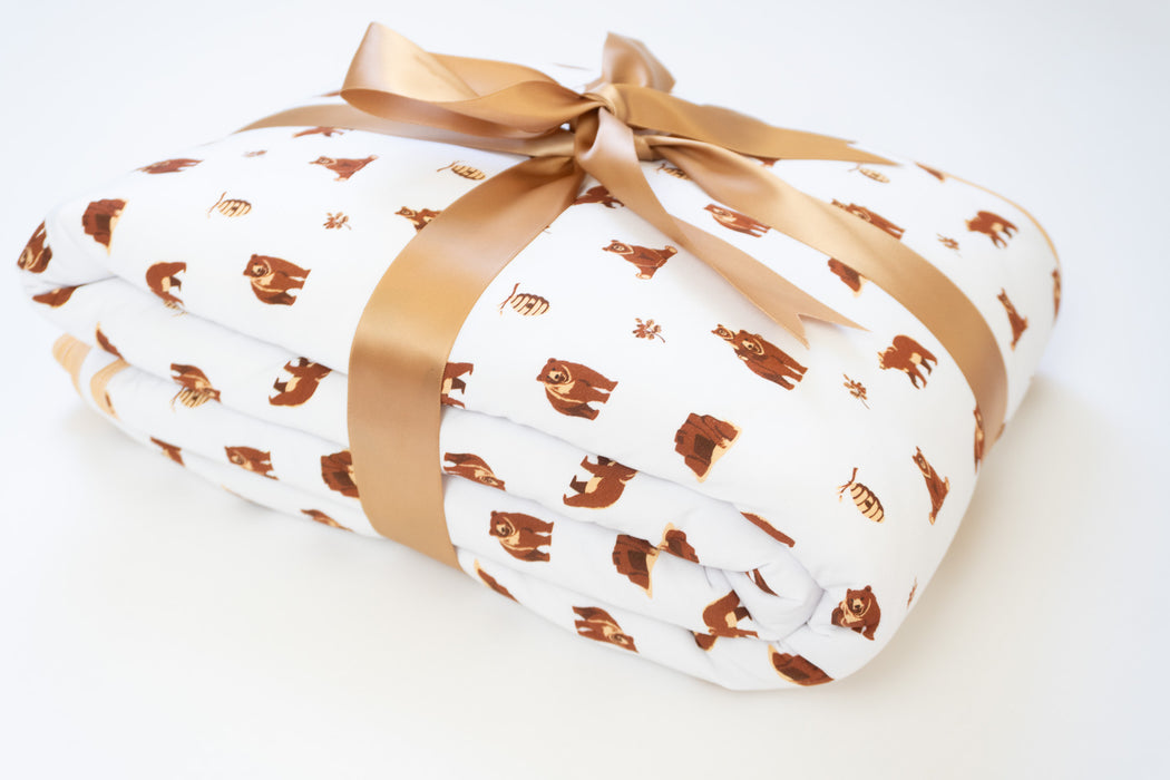 Bears | Sprout Quilted Toddler Blanket 3.0