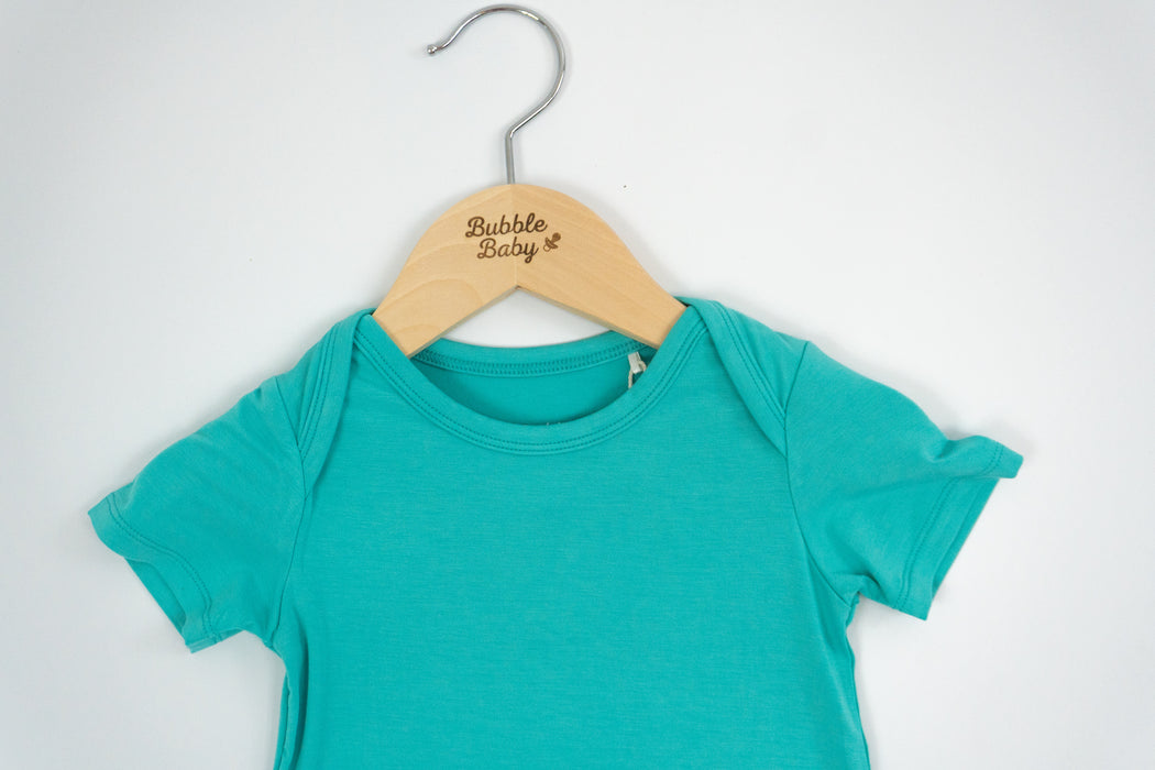 Turquoise | Short Sleeve Bodysuit