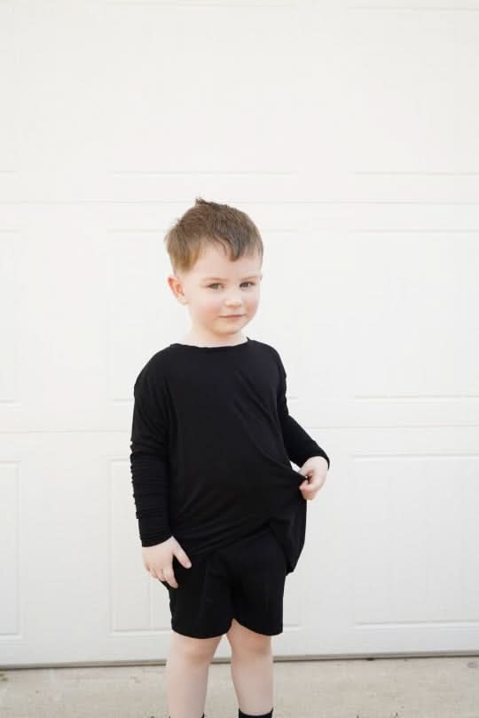PRE-ORDER: Nightfall | Children's Long Sleeve Biker Short Set