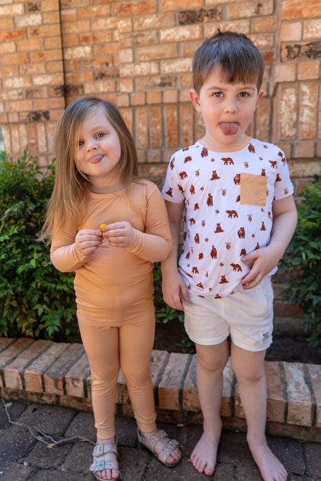 PRE-ORDER: Honey | Long Sleeve Pajamas