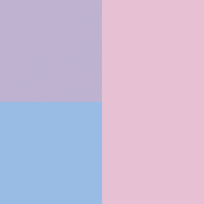 Petal / Lilac / Sky Colorblock | Snap Romper
