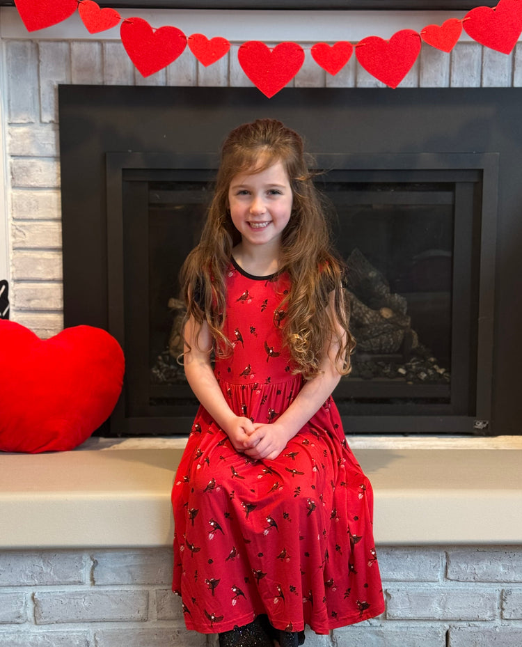 Cardinal | Toddler Flutter Dress