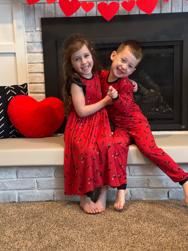 Cardinal | Toddler Flutter Dress