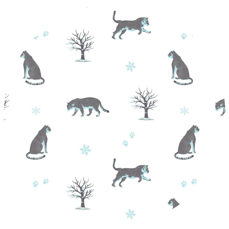 Snow Leopard | Snap Romper