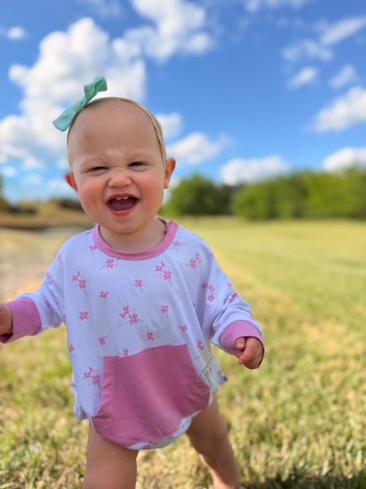 Lily | Long Sleeve Bubble Romper