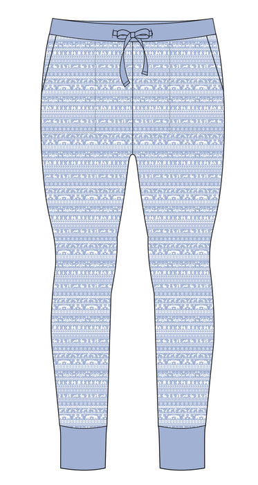 Arctic Fair Isle | Adult Joggers