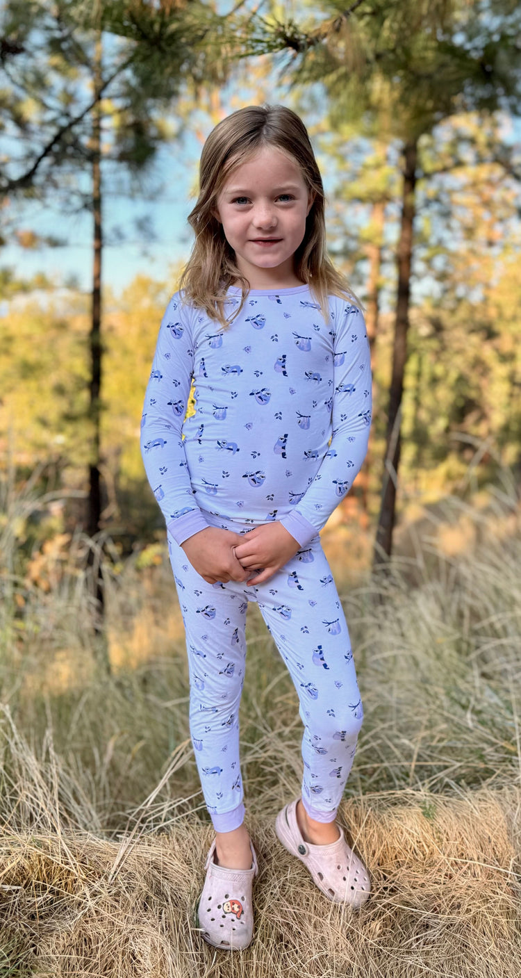 Sloths | Long Sleeve Pajamas