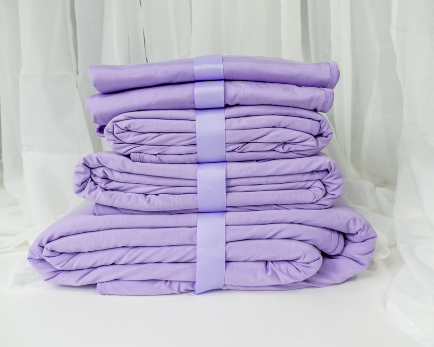 Lavender | Floret Quilted Blanket 26x35”