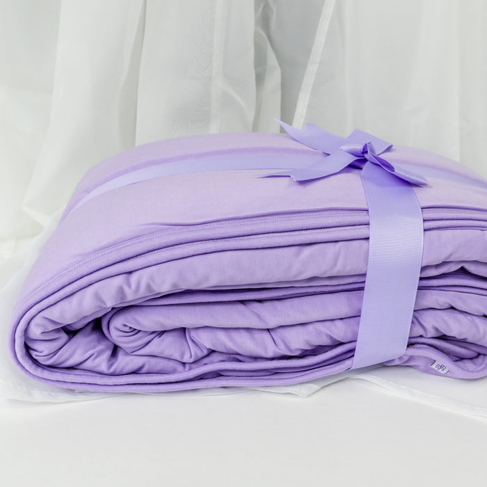 Lavender | Bloom Quilted Blanket