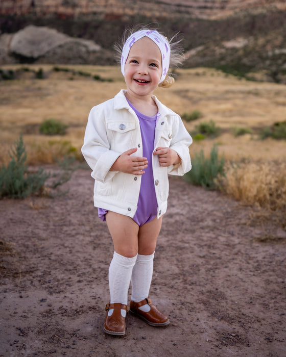 Lavender | Bubble Romper