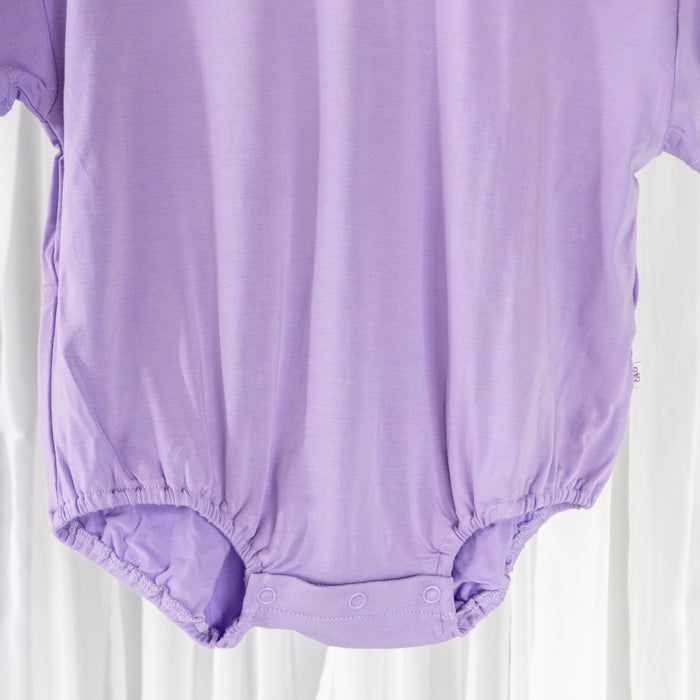 Lavender | Short Sleeve Bubble Romper