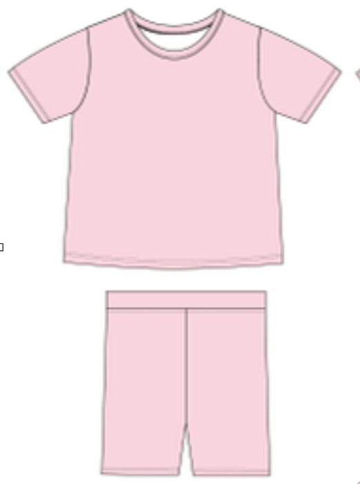 PRE-ORDER: Peony | Children's Biker Short Set