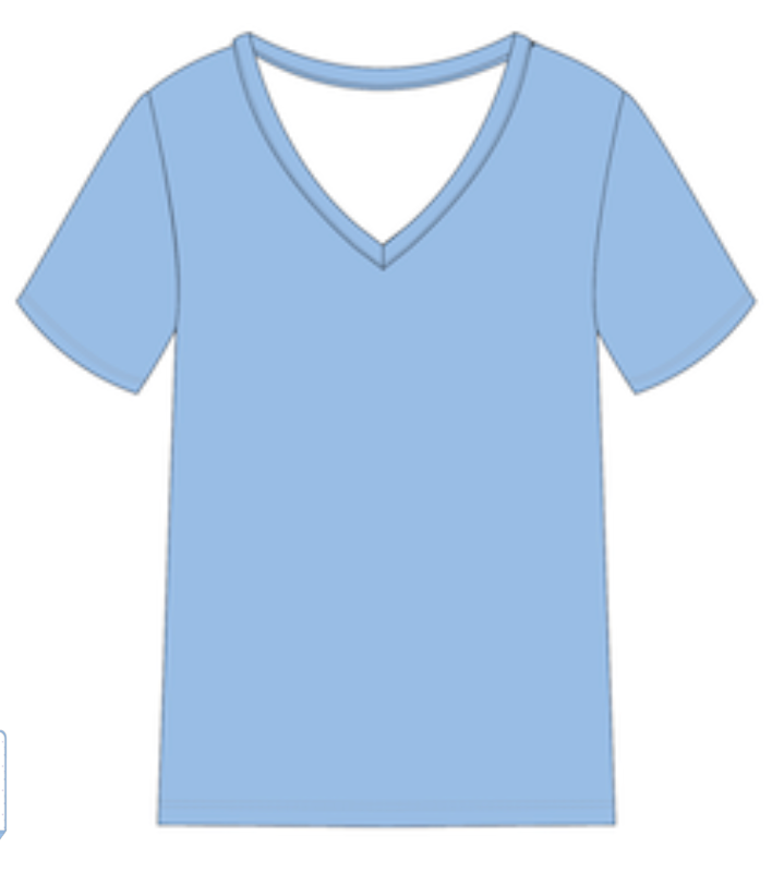 PRE-ORDER: Sky | Adult V Neck