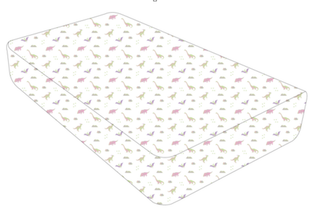 PRE-ORDER: Pastel Dinosaurs  | Twin Sheet