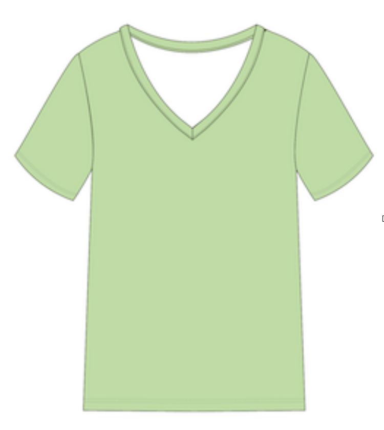 PRE-ORDER: Key Lime | Adult V Neck