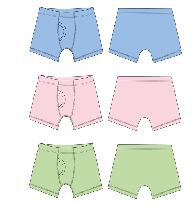 PRE-ORDER: Adult Sky, Peony, Key Lime | 3-Pack Brief