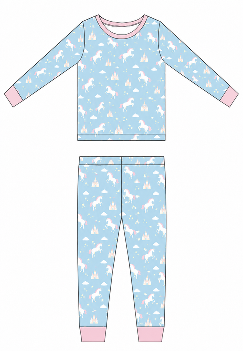 PRE-ORDER: Unicorns | Long Sleeve Pajamas