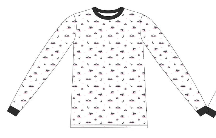 PRE-SALE: Swans | Adult Long Sleeve Lounge Top (ETA Late November)