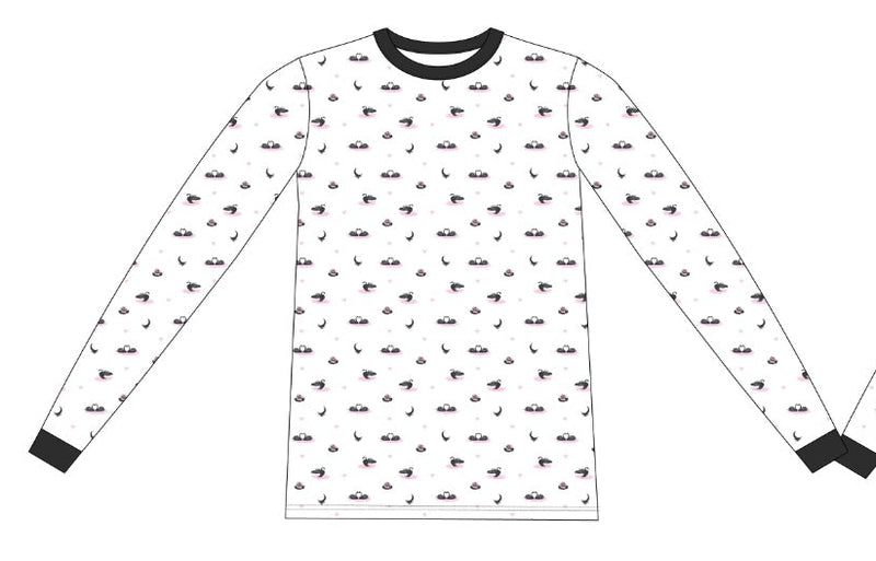PRE-SALE: Swans | Adult Long Sleeve Lounge Top (ETA Late November)