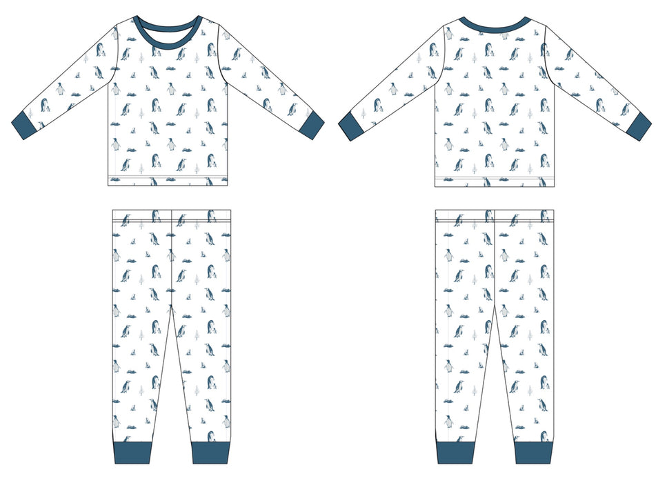 PRE-SALE: Penguins | Long Sleeve Pajamas