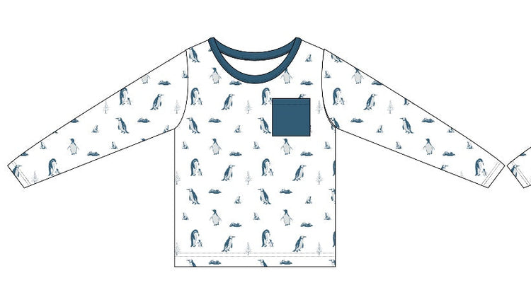 PRE-SALE: Penguins | Long Sleeve Children's Shirt (ETA Late November)