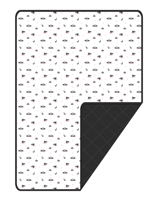 PRE-ORDER: Swans | Sprout Quilted Toddler Blanket 3.0
