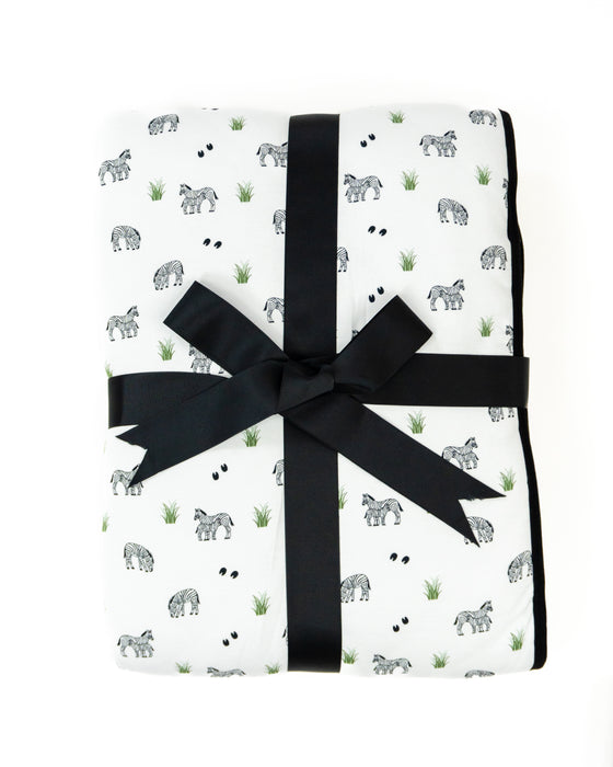 Zebra | Sprout Quilted Blanket