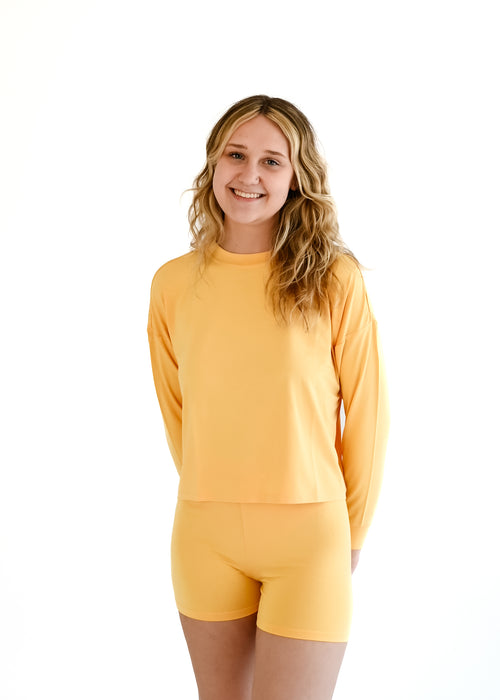 Papaya | Adult Long Sleeve Lounge Top