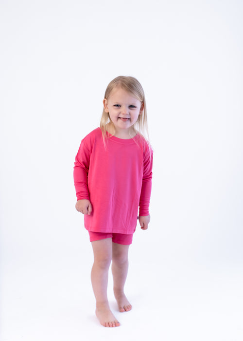 Cosmo | Children's Long Sleeve Biker Short Set