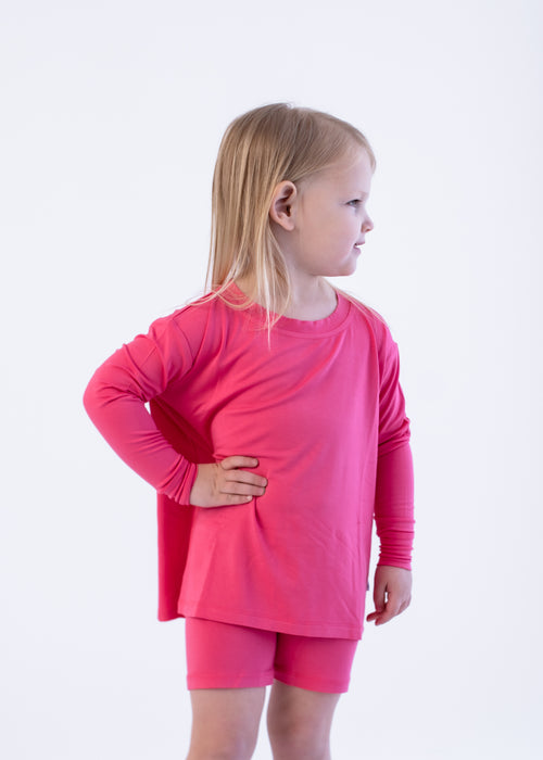 Cosmo | Children's Long Sleeve Biker Short Set