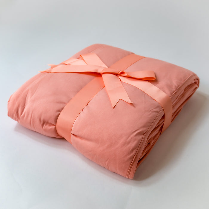 Peach | Bloom Quilted Blanket 70x50”