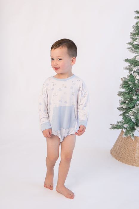 Polar Bear | Long Sleeve Bubble Romper