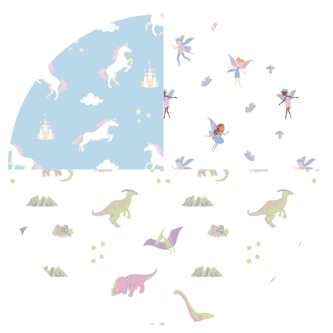 PRE-ORDER: Fae, Unicorns, Pastel Dinosaurs | 3-Pack Undies